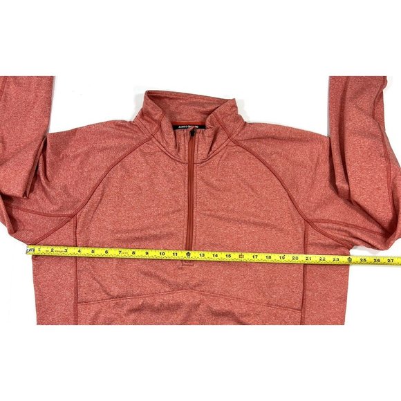 Oros Solarcore Half-Zip Insulated Jacket Mens XL Pullover Coral Orange - Picture 13 of 14